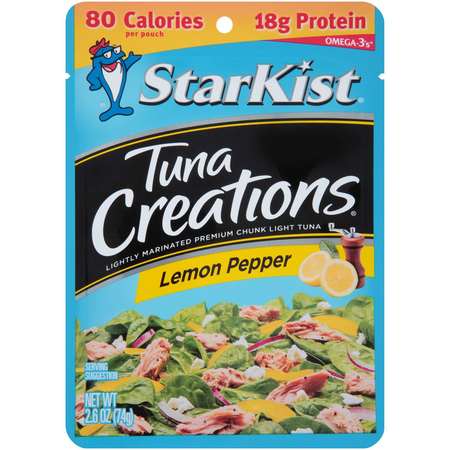 STARKIST Tuna Lemon Pepper 2.6 oz., PK24 513090